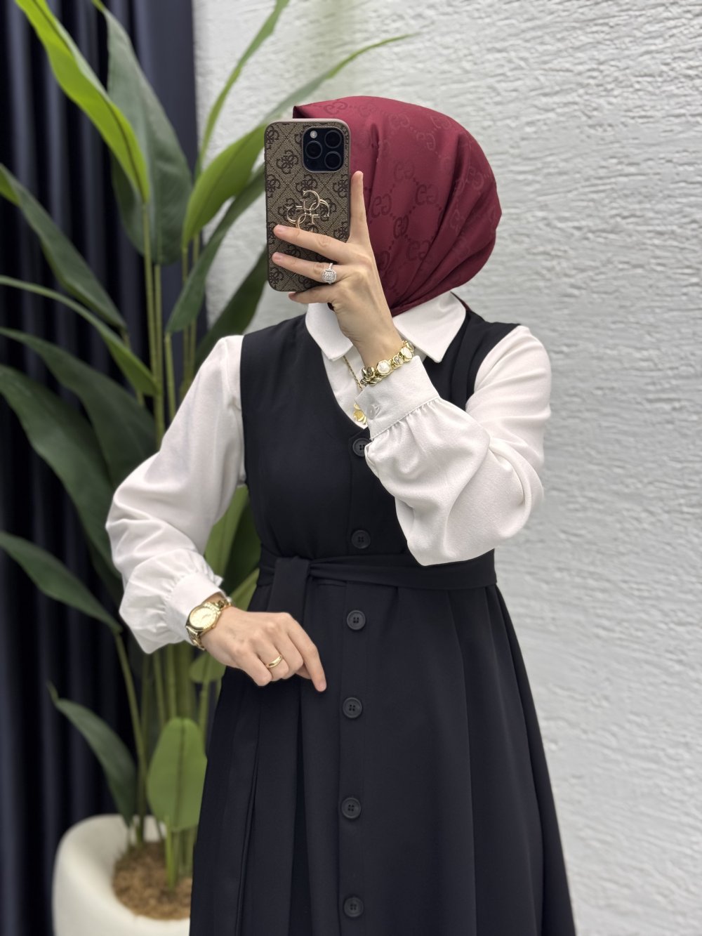 Kübra Jile Tesettür Giyim-Siyah - Görsel 2