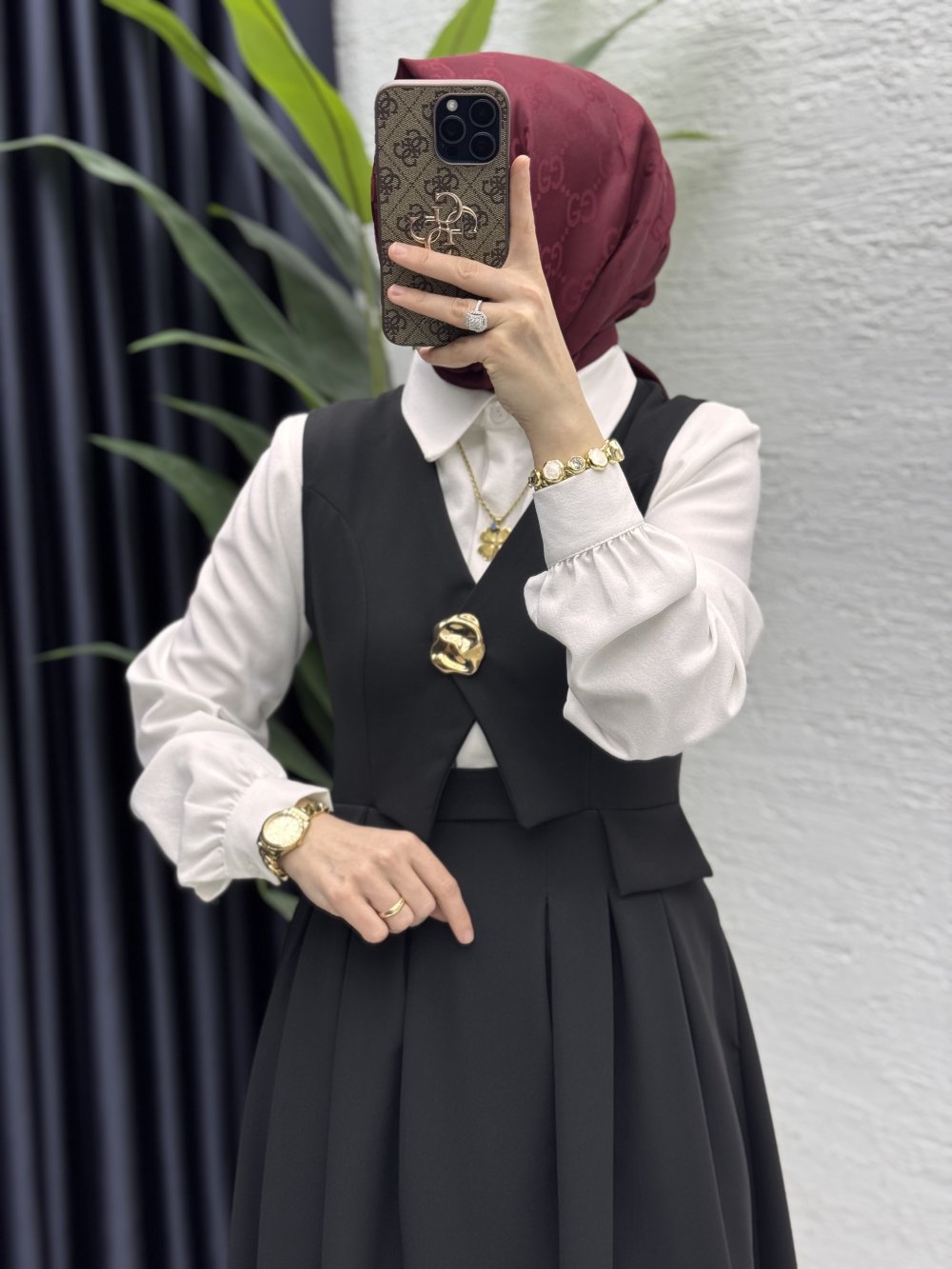 Ayperi Jile Tesettür Giyim-Siyah - Görsel 2