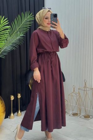 GÖMLEK TUNİK BORDO