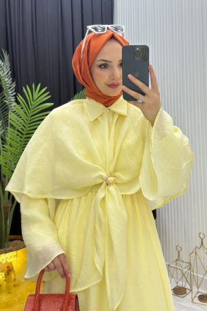 NİLDA İKİLİ TAKIM SARI